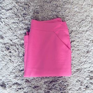 Pink pencil skirt